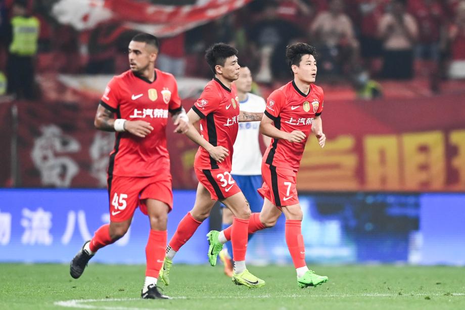 [图]中超-卡扎伊什维利破门武磊赛季首球 海港1-1泰山