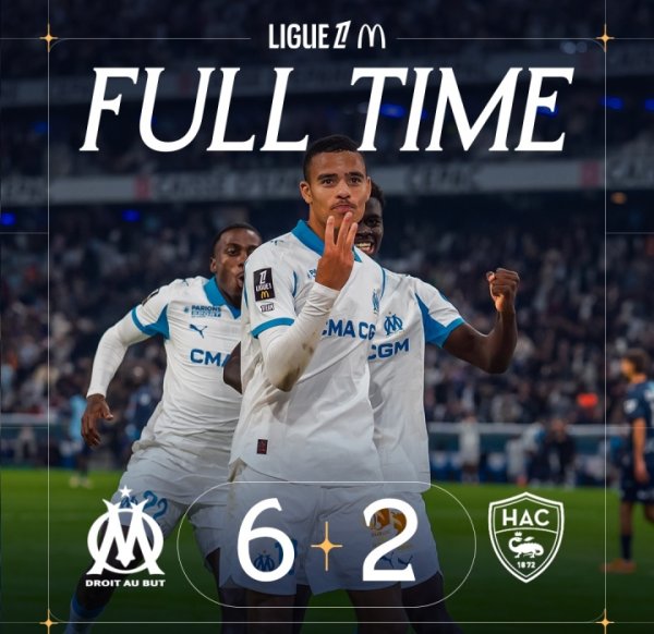 青木大四喜+9分钟戴帽!马赛狂揽5连胜登顶法甲,格林伍德6球3助 青木大四喜+9分钟戴帽!马赛狂揽5连胜登顶法甲,格林伍德6球3助